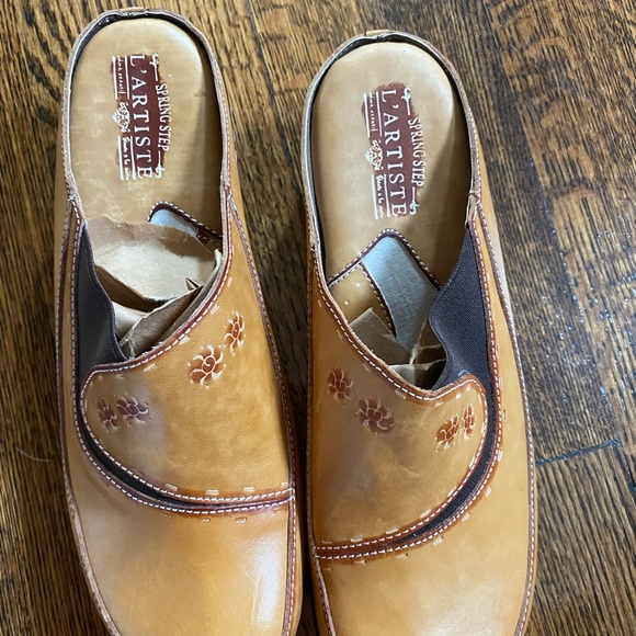 Spring step L’Artiste size 42 caramel clog - Picture 2 of 5